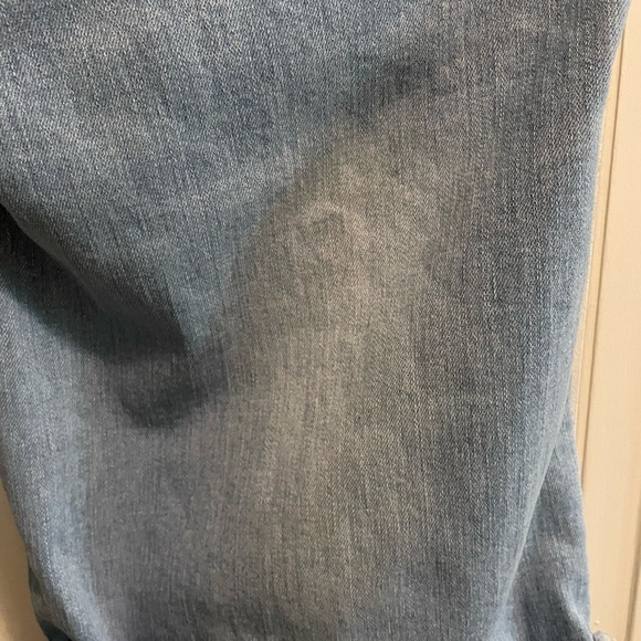 Susan Graver Girlfriend Raw Hem Cuffed Light Wash Jean Size 22W - Picture 14 of 16